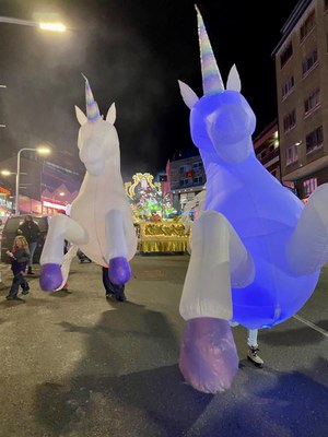 Arribada del Pare Noel a Encamp i al Pas de la Casa.