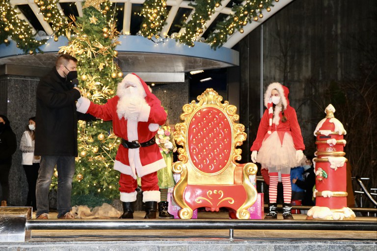 Arribada del Pare Noel a Encamp i al Pas de la Casa
