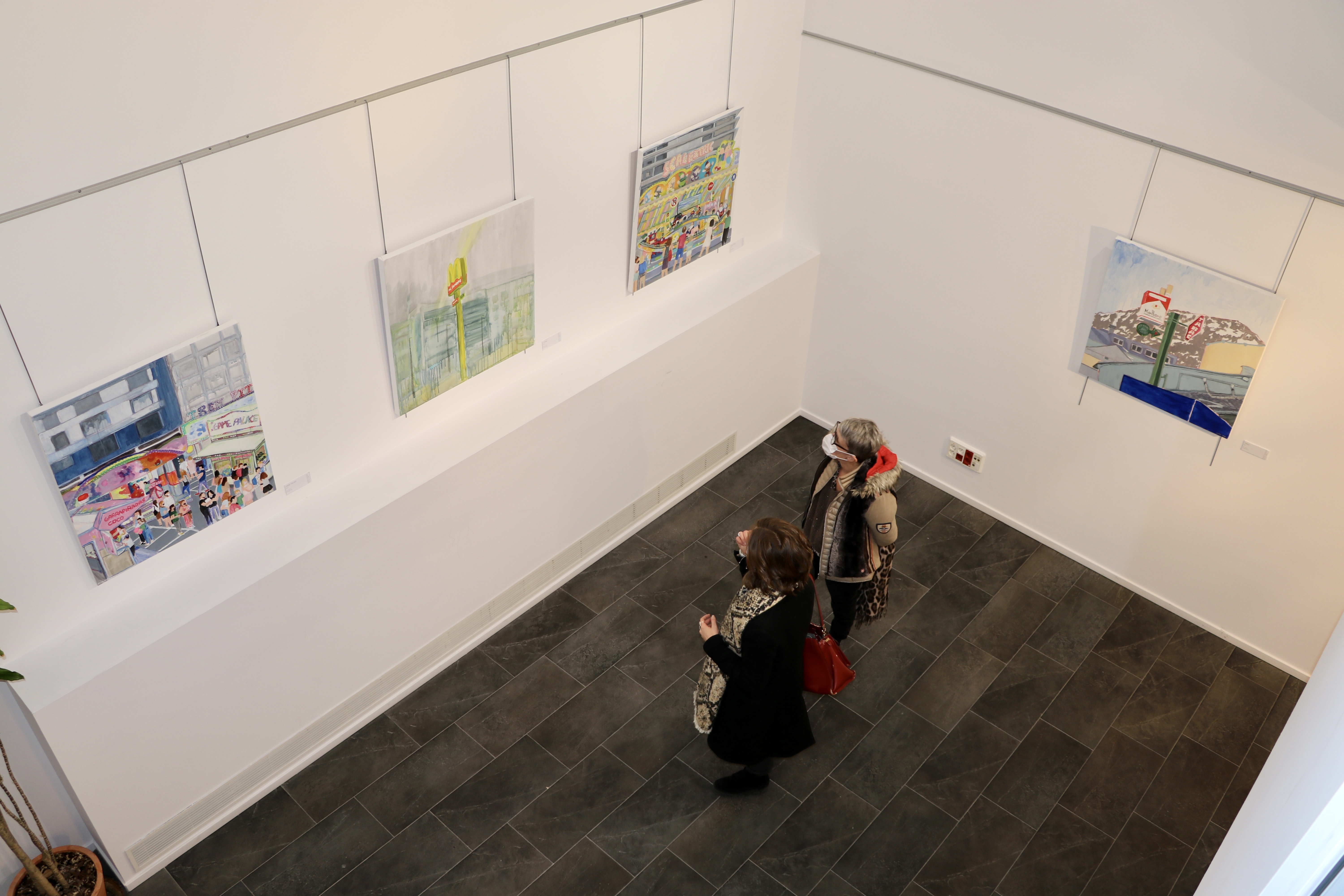 Inauguració de l'exposició 'Epifanies i falsos déus', d'Alícia Luño, a la Sala d'Exposicions de l'Oficina de Turisme del Pas de la Casa.