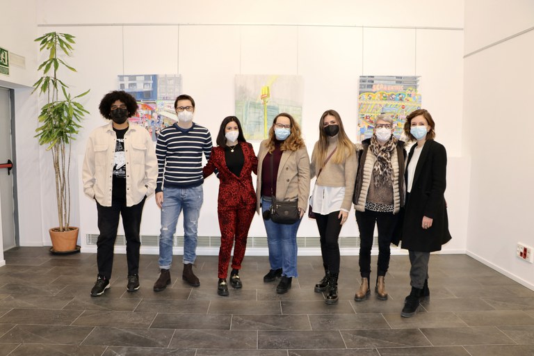 Inauguració de l'exposició 'Epifanies i falsos déus', d'Alícia Luño, a la Sala d'Exposicions de l'Oficina de Turisme del Pas de la Casa.