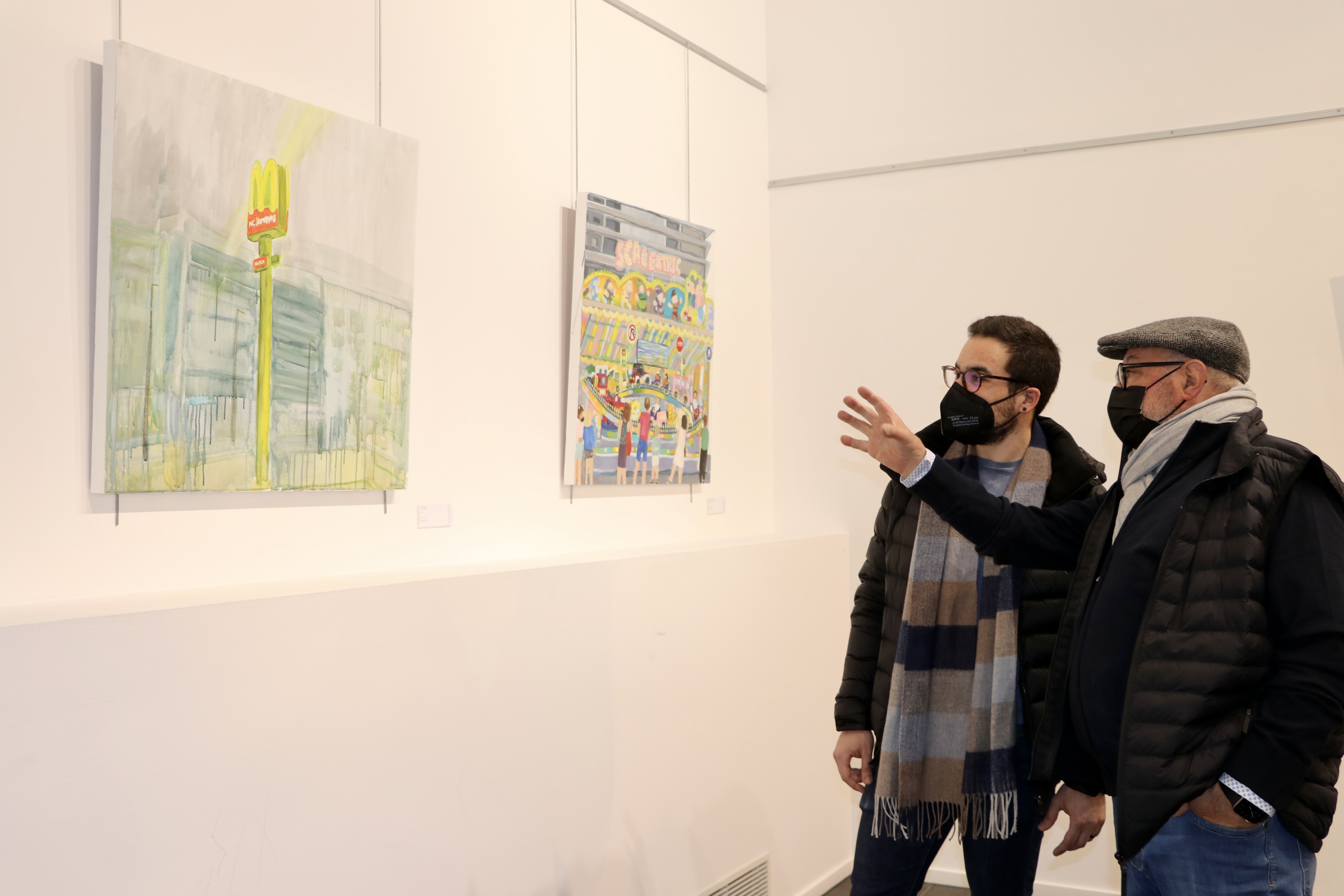 Inauguració de l'exposició 'Epifanies i falsos déus', d'Alícia Luño, a la Sala d'Exposicions de l'Oficina de Turisme del Pas de la Casa.