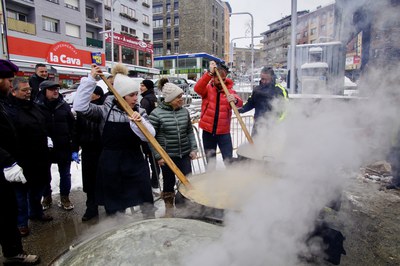 Escudella de Sant Antoni al Pas de la Casa.