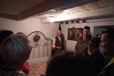 Durant la visita al Museu Casa Cristo @ComuEncamp.