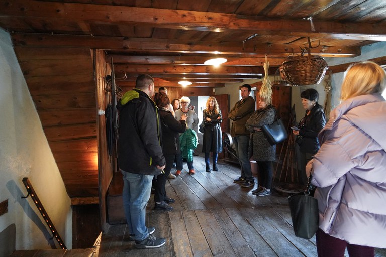 Durant la visita al Museu Casa Cristo @ComuEncamp