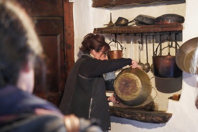 Durant la visita al Museu Casa Cristo @ComuEncamp.