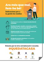 Els comuns demanen una especial cura als ciutadans a l’hora de llençar les deixalles 