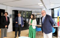 Els cònsols d’Encamp reben al nou ambaixador d’Espanya a Andorra Carlos Pérez-Desoy