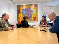 Els cònsols d’Encamp reben la visita de la delegada de la Generalitat de Catalunya a Andorra