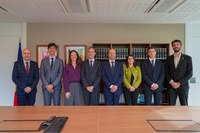 Els cònsols de les set parròquies signen el conveni amb Justícia per la posada en marxa dels expedients judicials electrònics