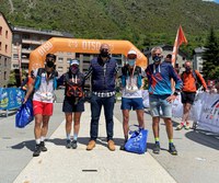 Els germans Casal i Gemma Barrabeig guanyen la primera marató de muntanya de la OTSO Travessa d'Encamp 