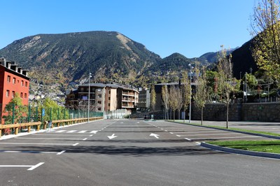 Nou aparcament de Casa Tresà.