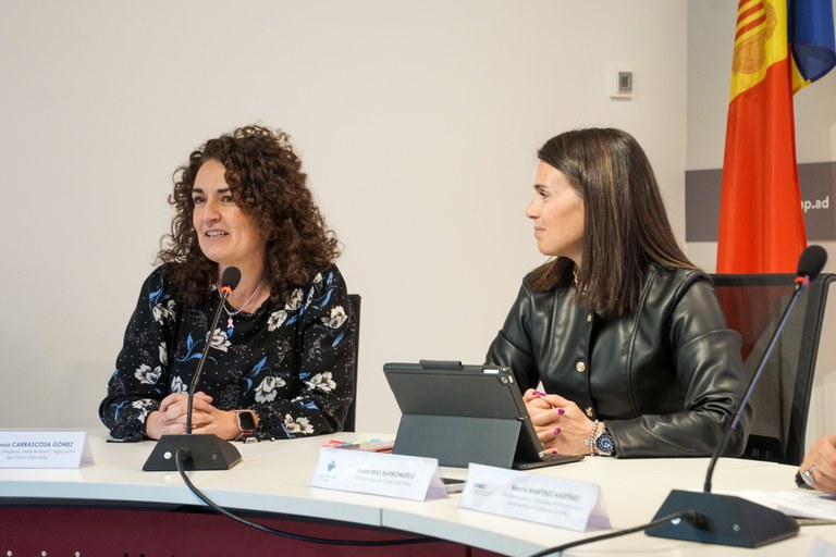 Signatura conveni gala 2023 Viles Florides a Encamp
