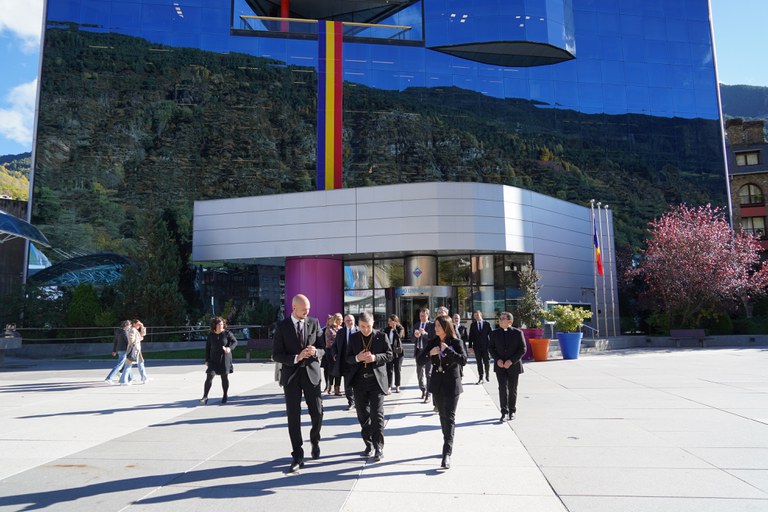 Primera visita oficial del copríncep episcopal a Encamp