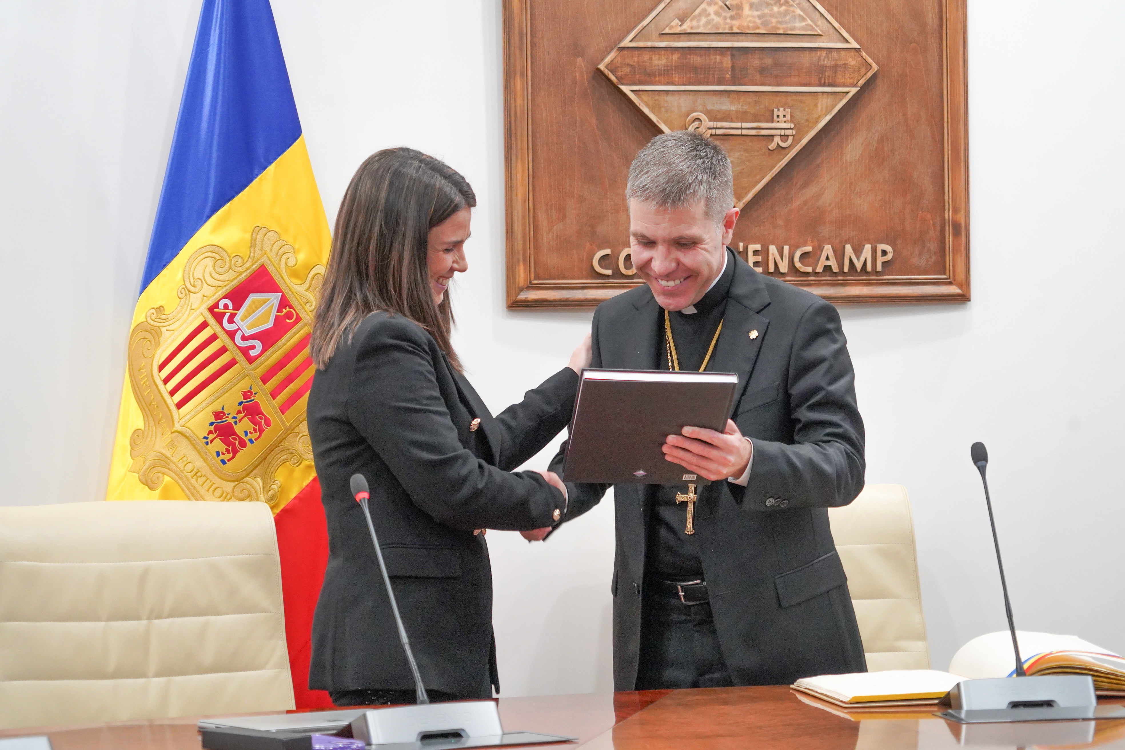 Primera visita oficial del copríncep episcopal a Encamp