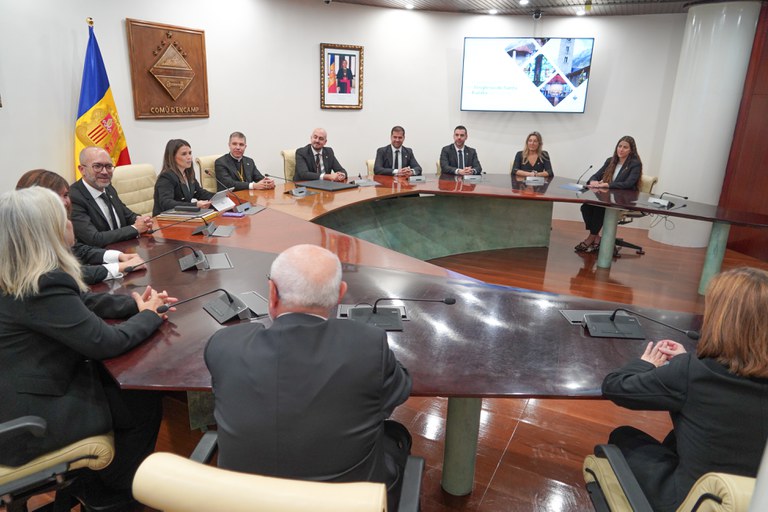 Primera visita oficial del copríncep episcopal a Encamp