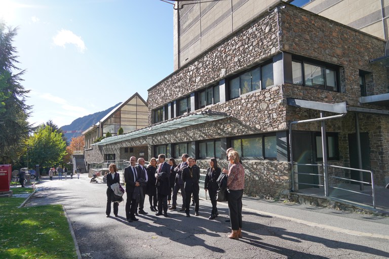 Primera visita oficial del copríncep episcopal a Encamp