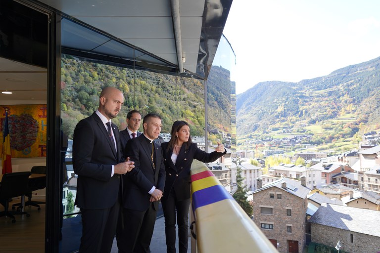 Primera visita oficial del copríncep episcopal a Encamp