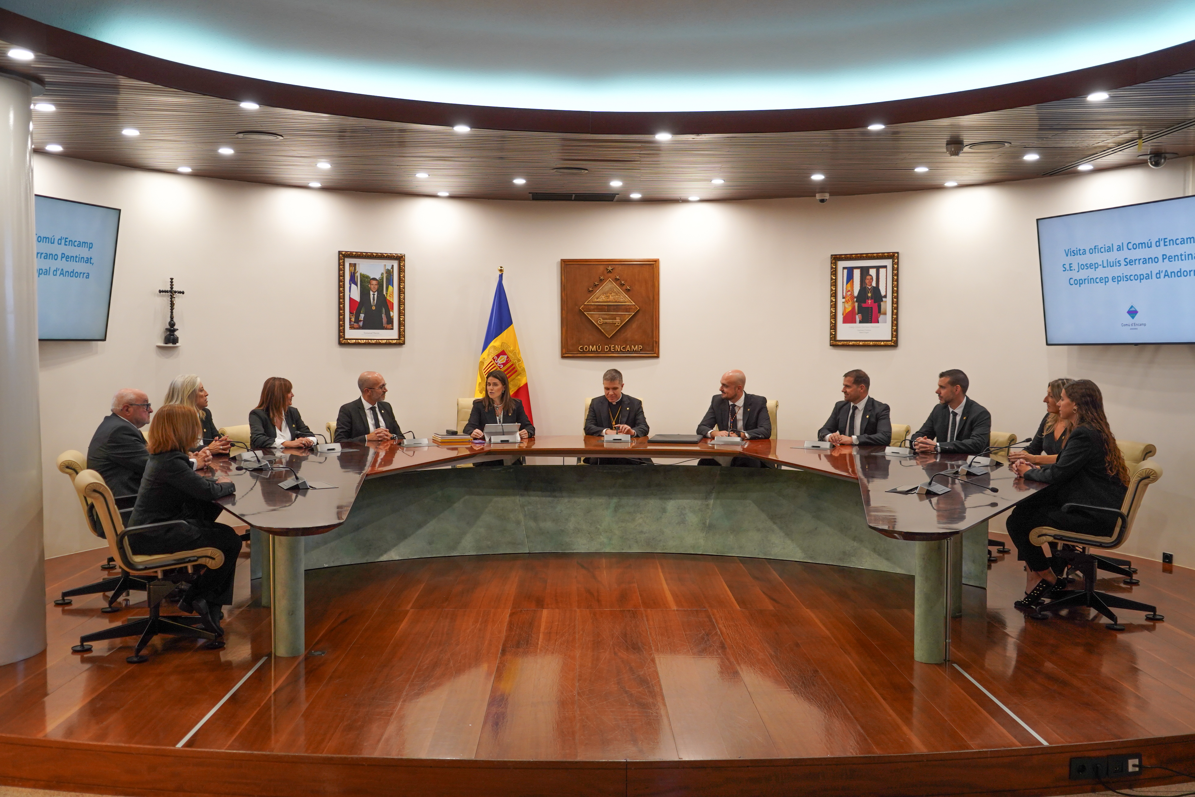 Primera visita oficial del copríncep episcopal a Encamp