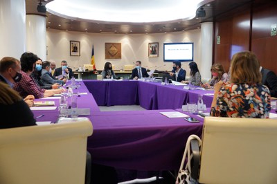 Encamp, reunió de cònsols 11 de juny de 2020.