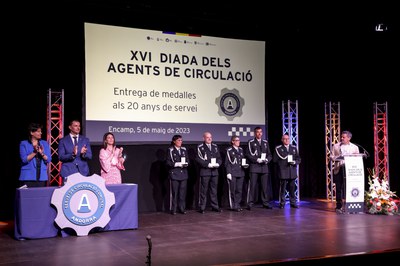 XVI Diada dels Agents de Circulació a Encamp.