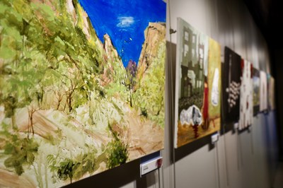 Exposició d'ArtCamp 'Colors per al Planeta' a Encamp.