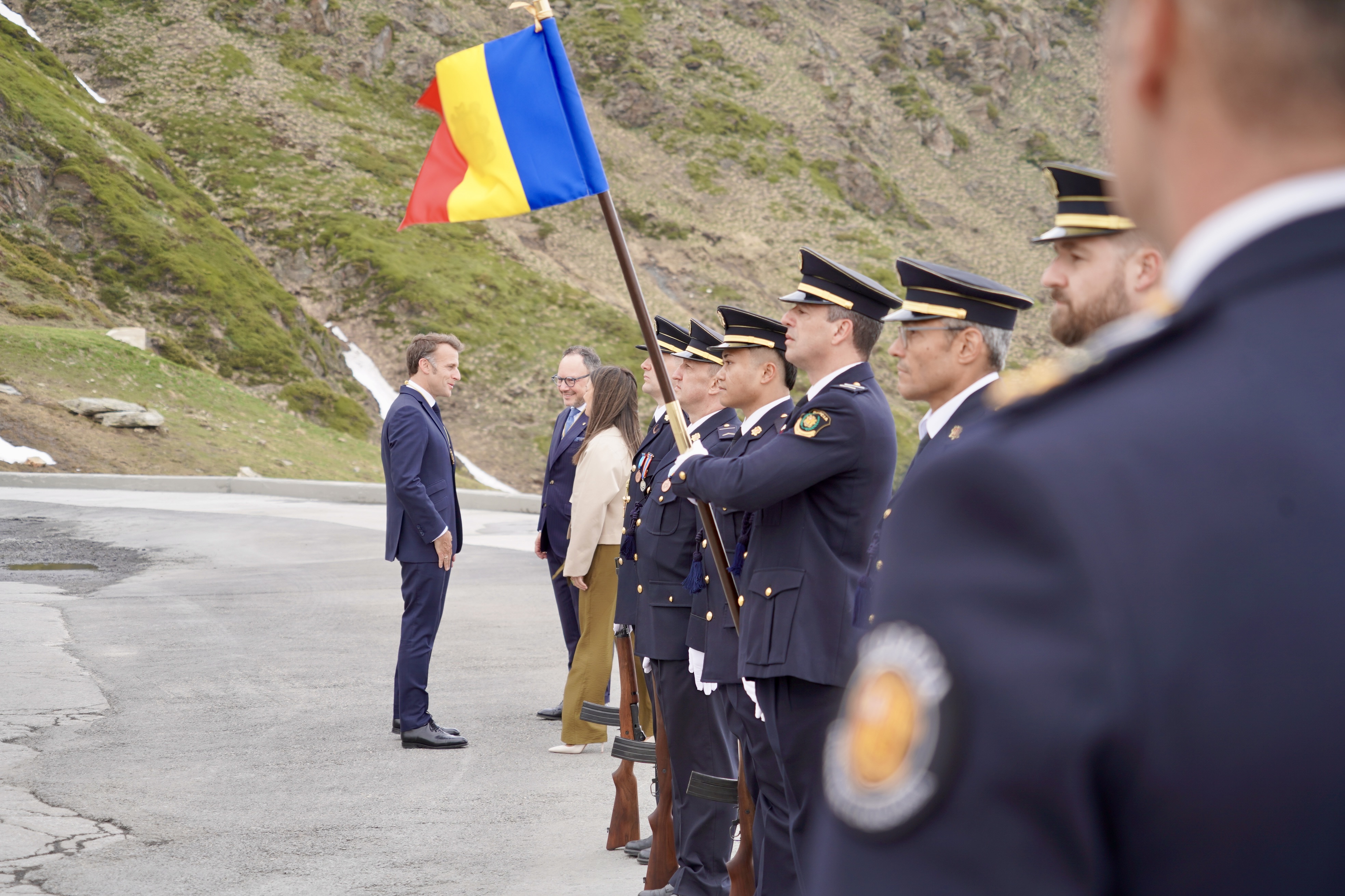 Visita copríncep Macron. SCM @ComuEncamp