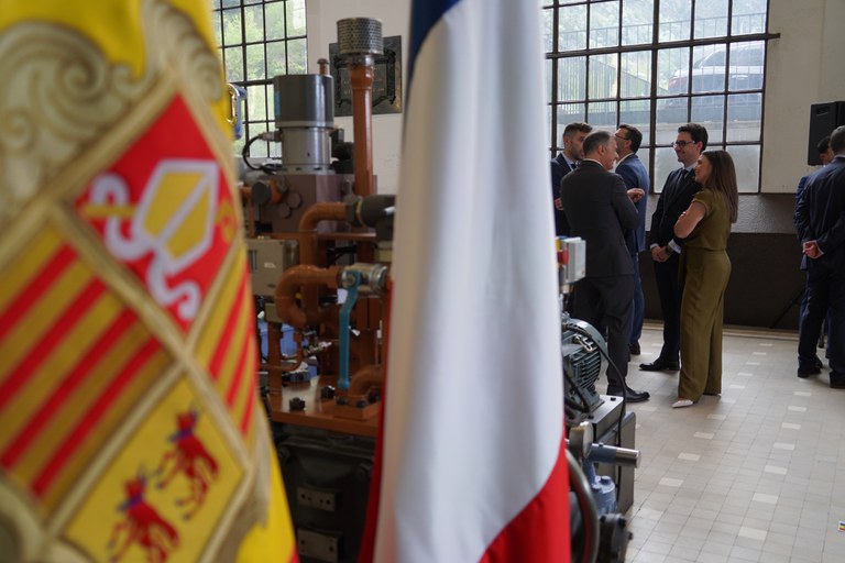 Visita copríncep Macron. SCM @ComuEncamp