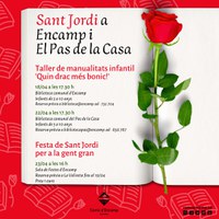 Encamp celebra Sant Jordi amb un berenar per la gent gran i activitats a la biblioteca per als infants 