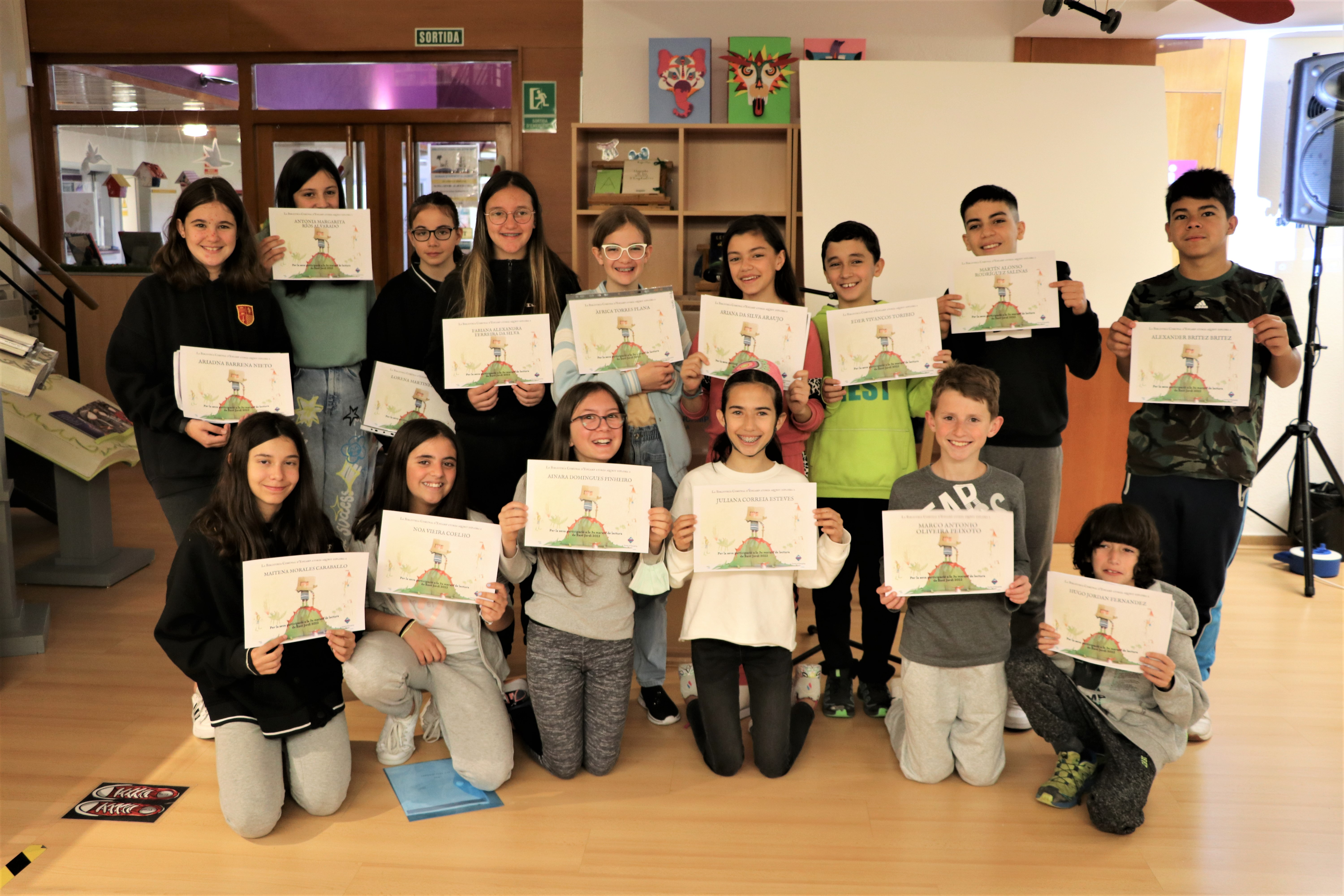 3a marató de Sant Jordi a la Biblioteca d'Encamp