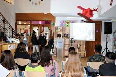 3a marató de Sant Jordi a la Biblioteca d'Encamp.