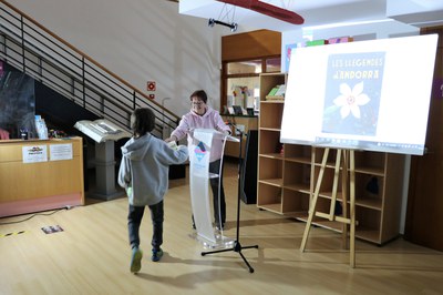 3a marató de Sant Jordi a la Biblioteca d'Encamp.