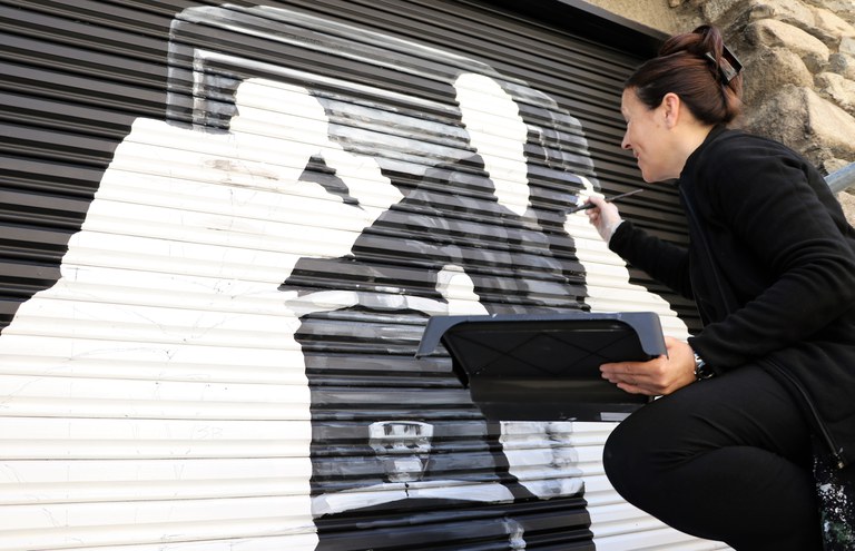 Murals d'embelliment i recuperació de la memòria històrica al carrer de la Mosquera, Encamp