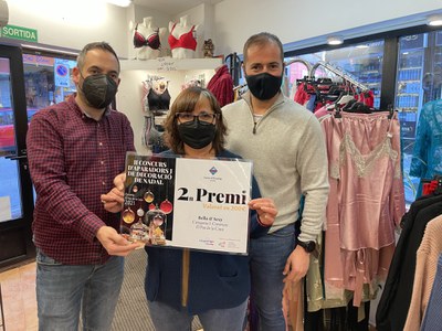 Entrega premis II Concurs decoració Nadal.2022.