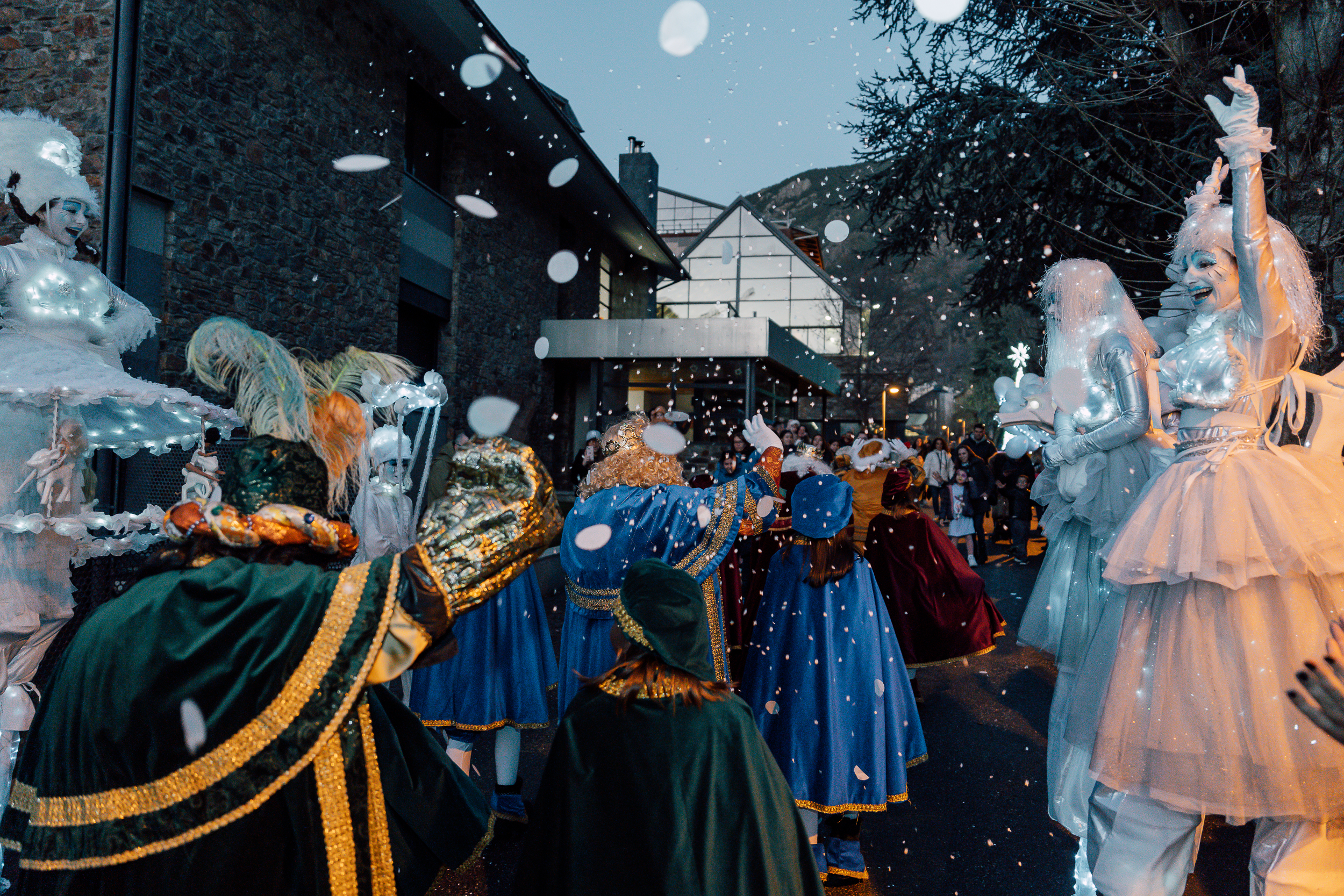 Arribada dels Reis d'Orient a Encamp. Foto de Ruben Calvo per al Comú d'Encamp.