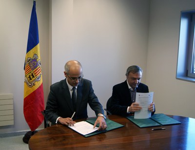 Encamp i Govern firmen un conveni per a l’ús compartit de l’edifici de l’antiga Duana.