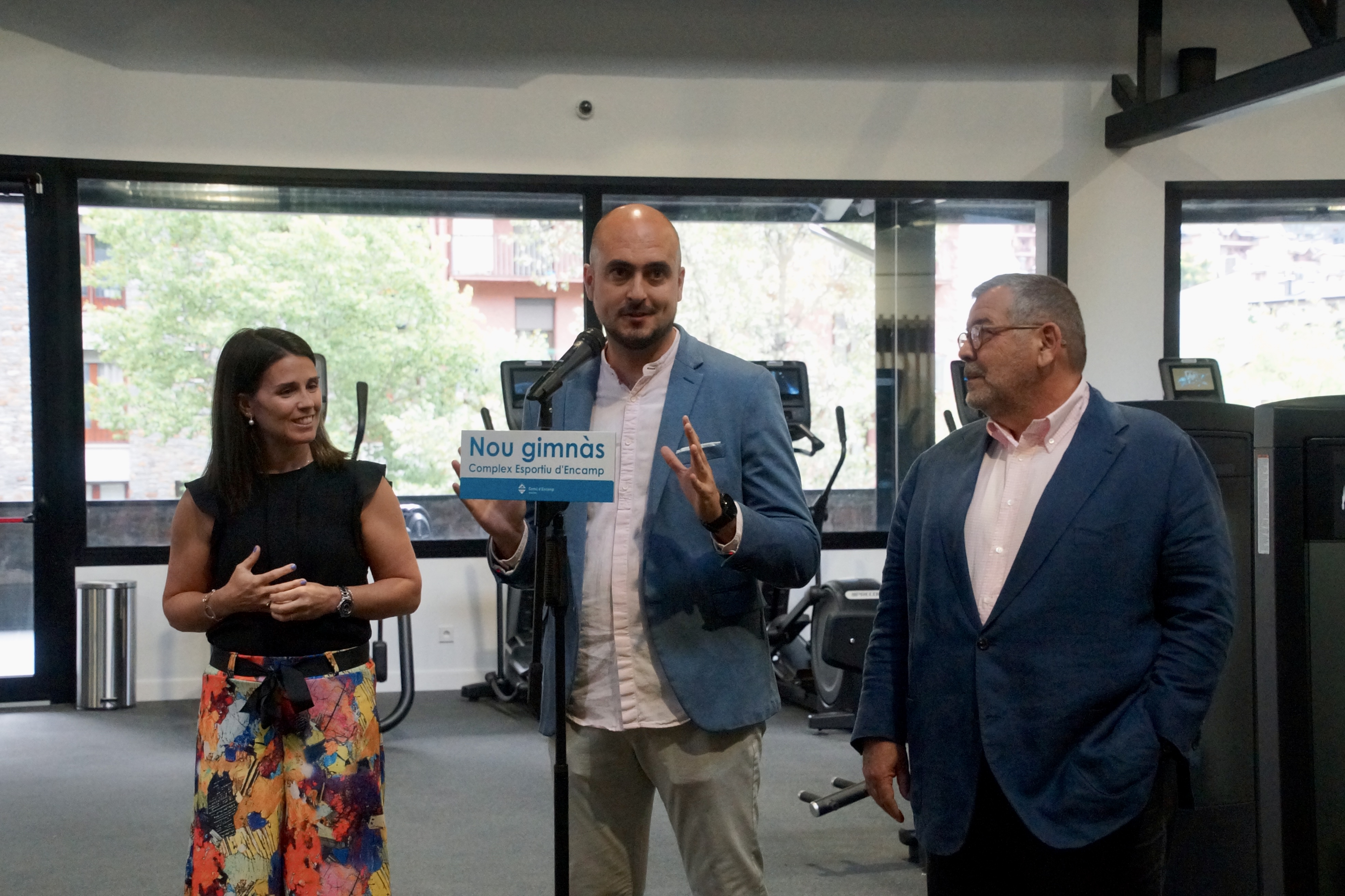 Inauguració nou gimnàs del Complex Esportiu d'Encamp
