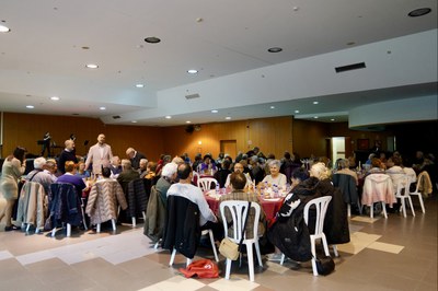 Castanyada per a la gent gran a Encamp.