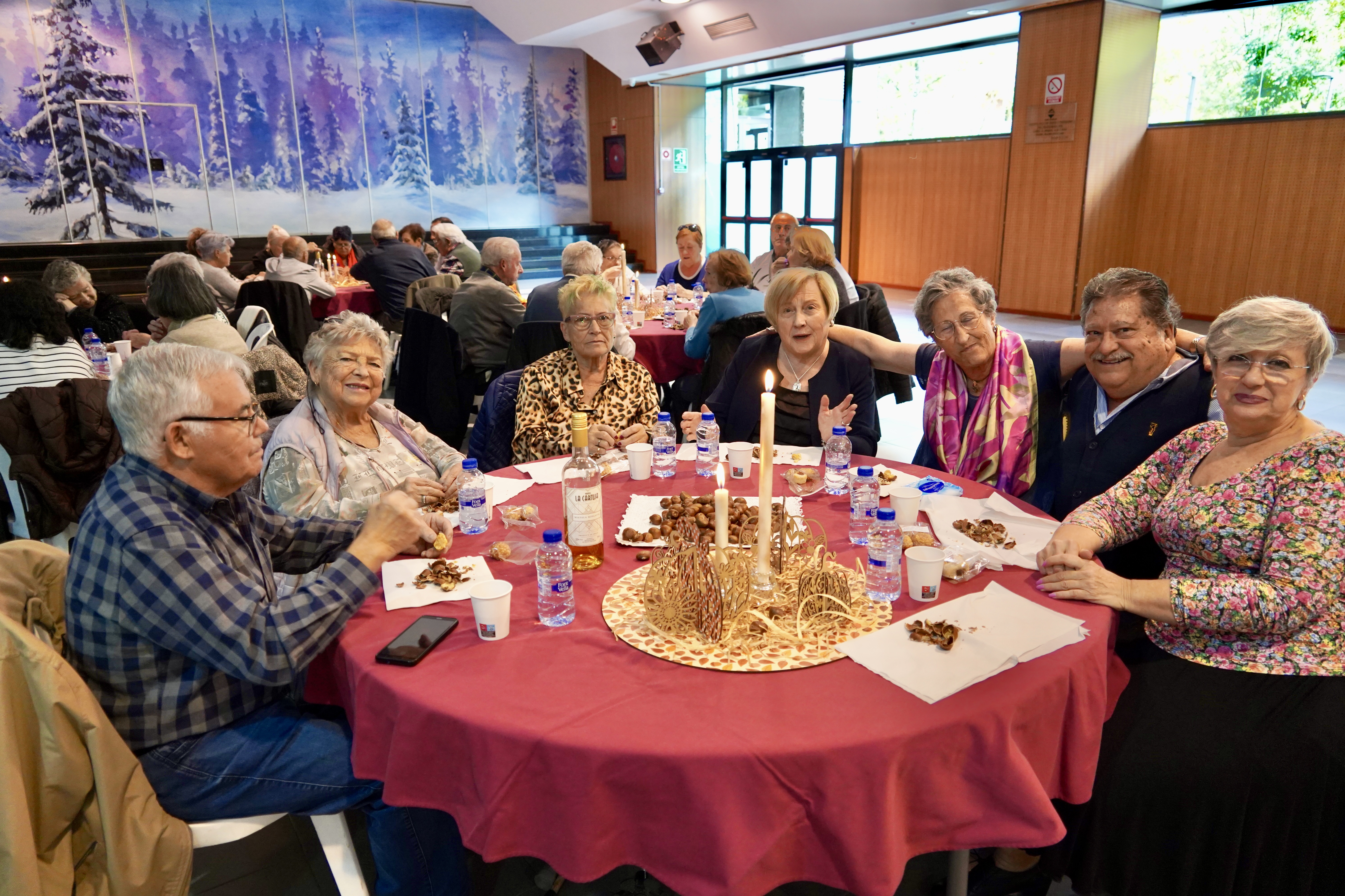 Castanyada per a la gent gran a Encamp