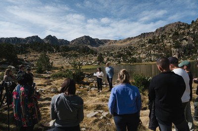 Presentació de l'inici del procés per declarar el Circ de Pessons com a parc natural comunal. / Foto: Ruben Calvo per Comú d'Encamp..