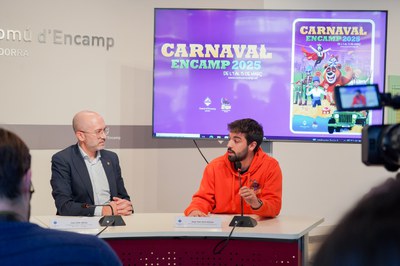 Presentació dels actes del Carnaval d'Encamp 2025.