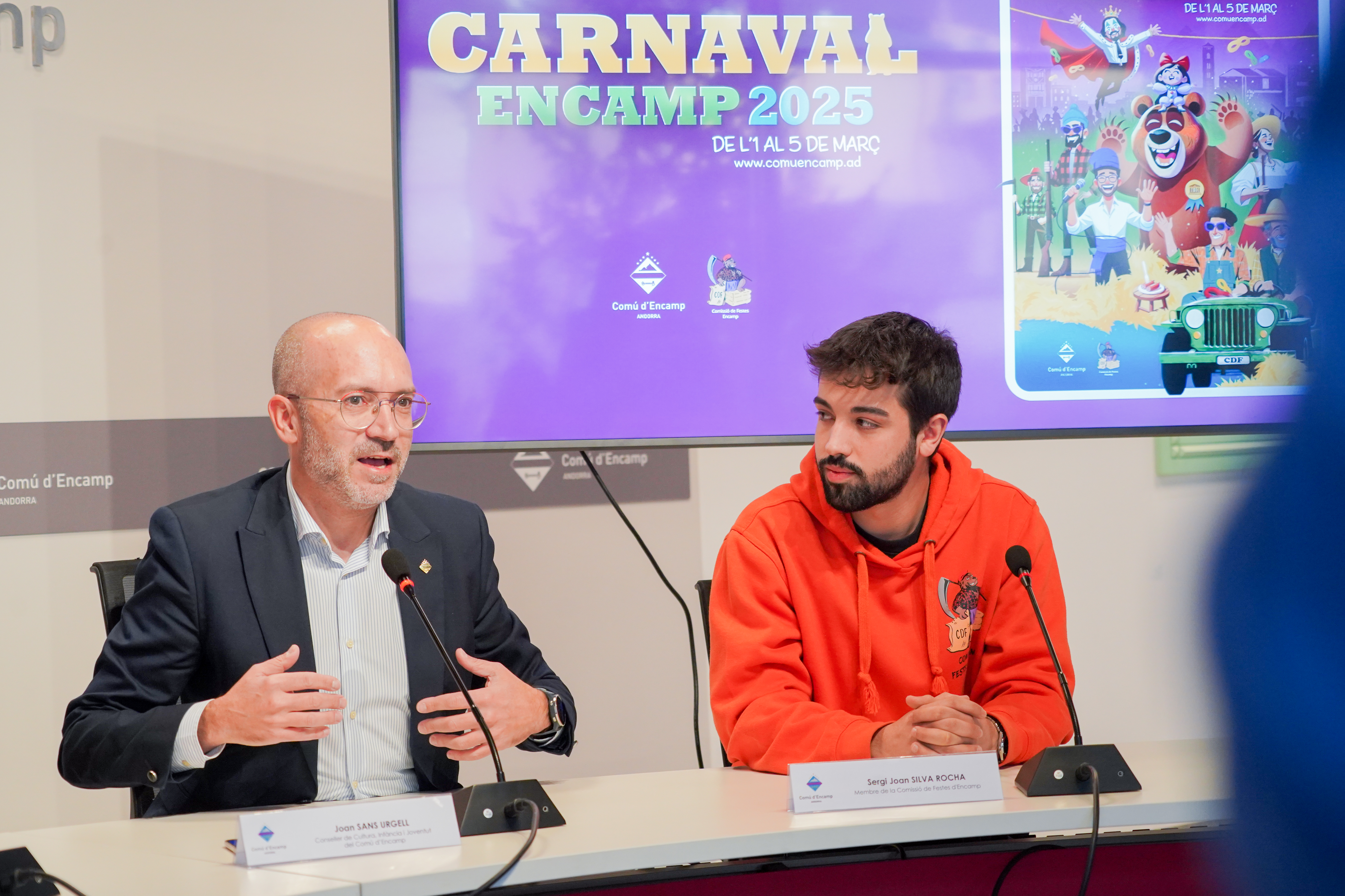 Presentació dels actes del Carnaval d'Encamp 2025