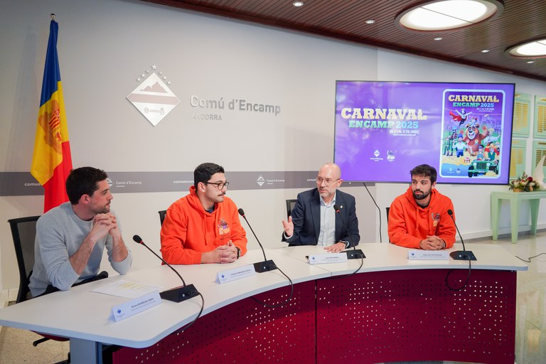 Presentació dels actes del Carnaval d'Encamp 2025