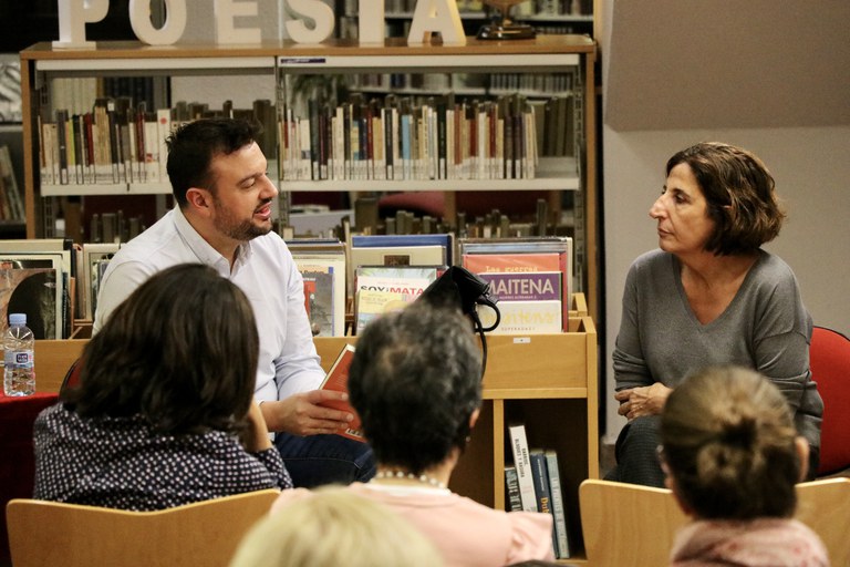 Entrevista en directe a Sílvia Soler a la Biblioteca d'Encamp
