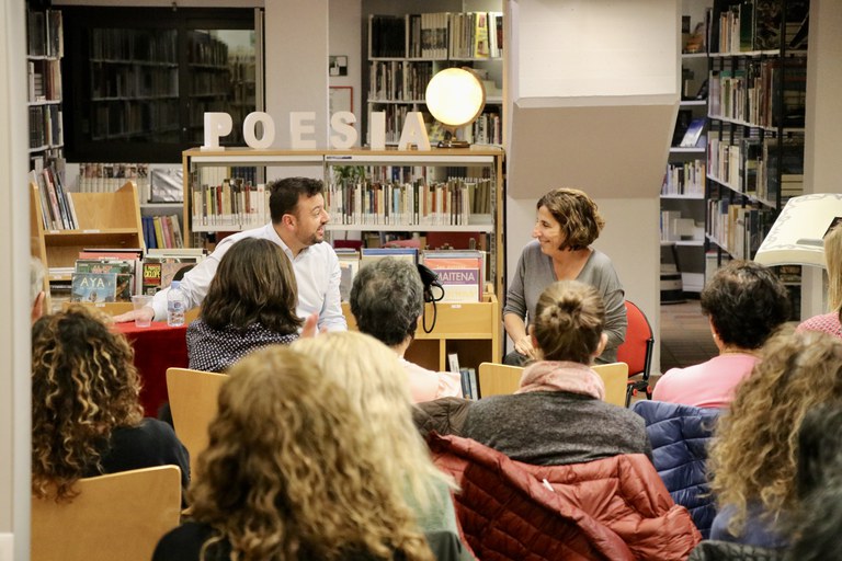 Entrevista en directe a Sílvia Soler a la Biblioteca d'Encamp