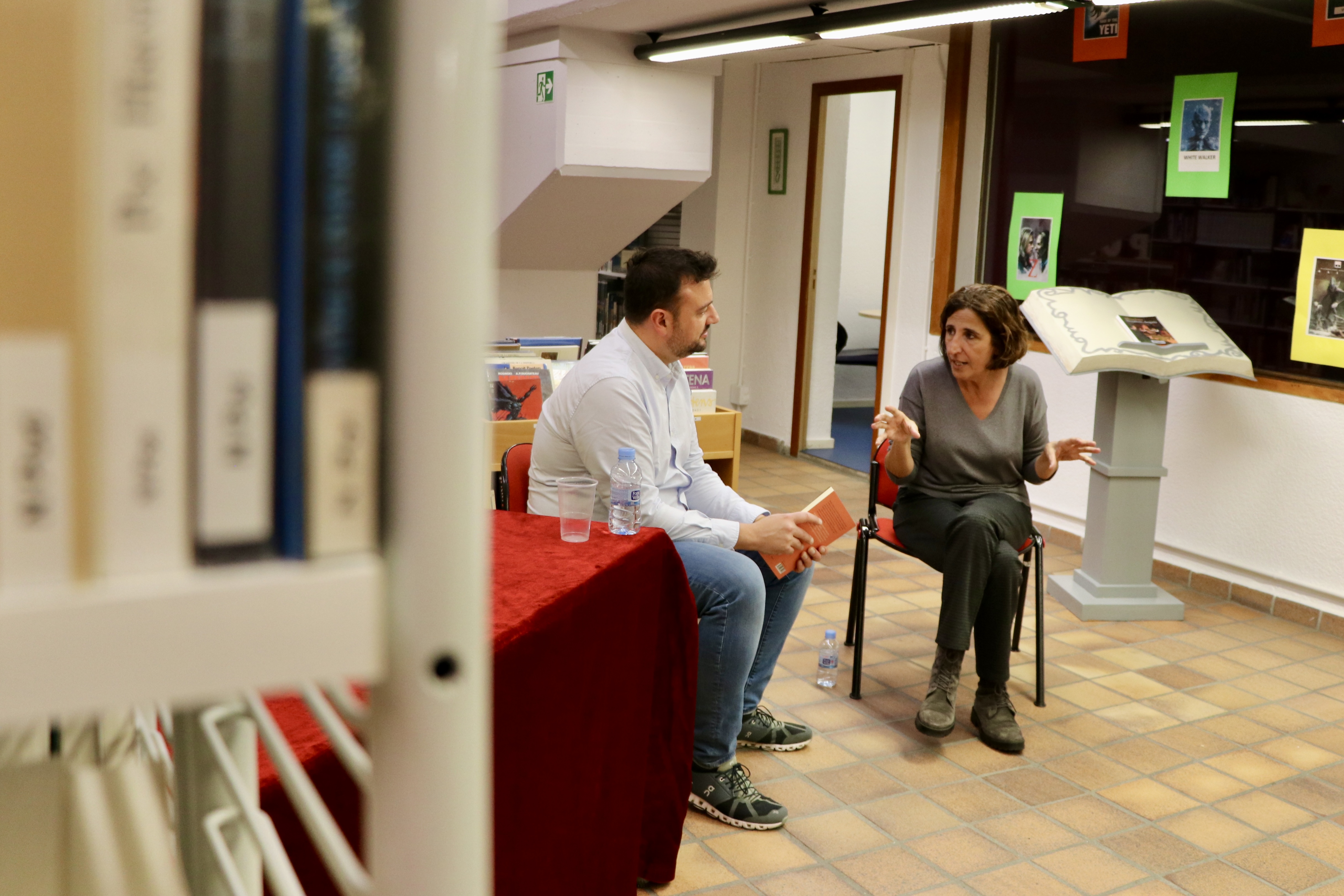 Entrevista en directe a Sílvia Soler a la Biblioteca d'Encamp
