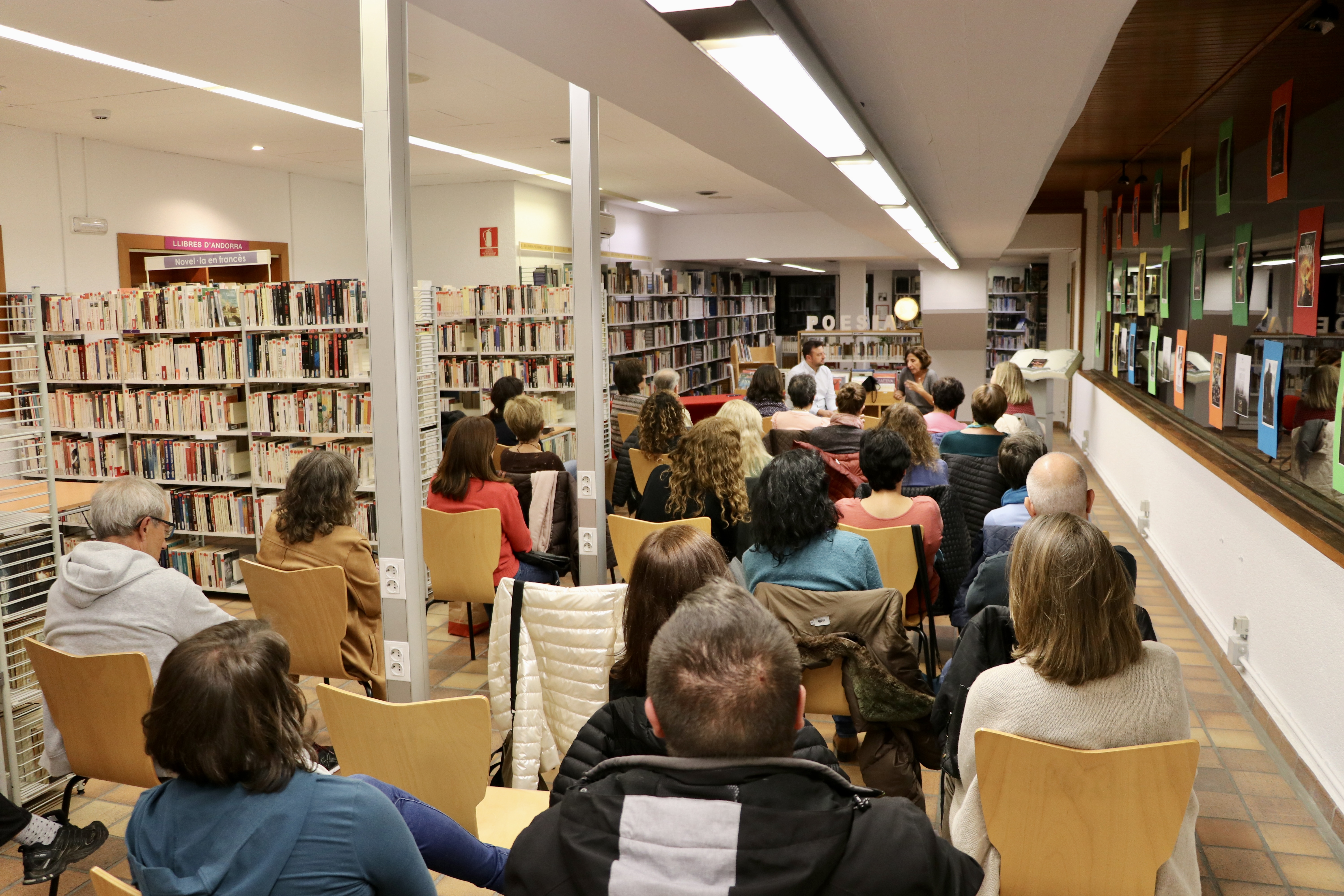 Entrevista en directe a Sílvia Soler a la Biblioteca d'Encamp
