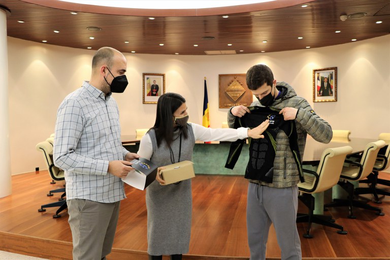 Recepció a l'encampadà Roger Puig abans de Beijing 2022