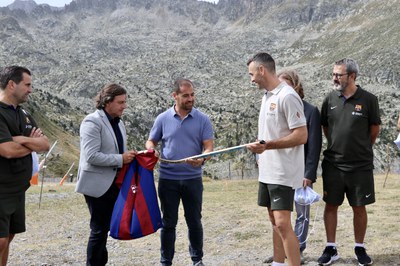 Estada del Barça d'hoquei patins a Encamp.