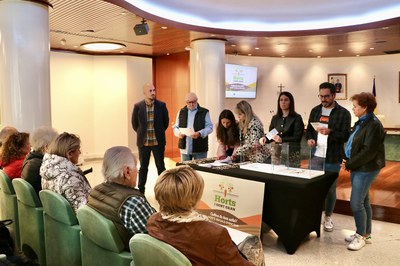 Sorteig dels horts socials per a la gent gran d'Encamp.