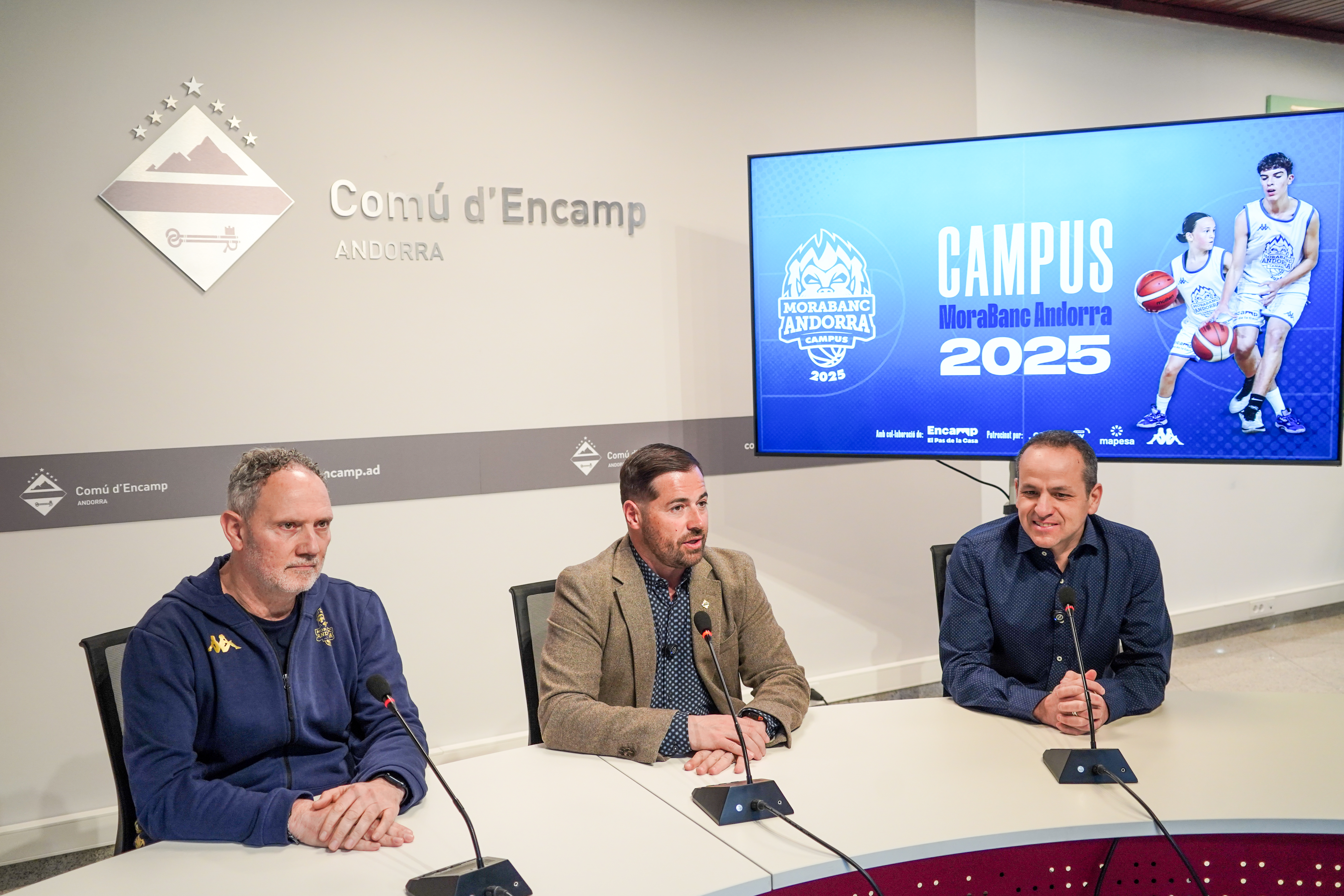 Presentació del 2n Campus de bàsquet MoraBanc a Encamp @ComuEncamp